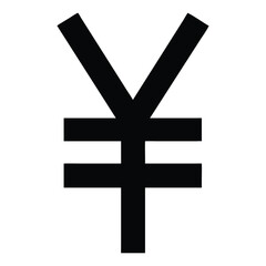 Yen Currency Symbol Icon (¥)