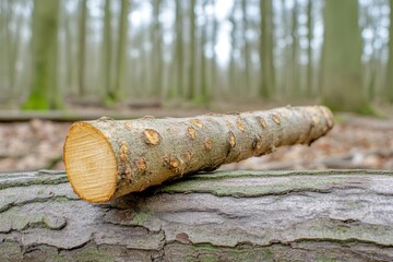 A mystical twig covered in tiny shimmering runes, used as a wand by forest spirits