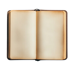 Fototapeta premium open notebook png