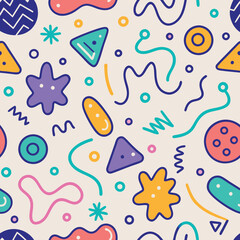 Abstract Pattern with Organic Shapes