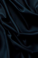 Obraz premium Charcoal silk folds whisper secrets, revealing mystic realms and midnight dream echoes.