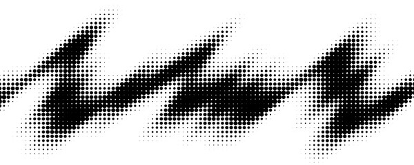 Monochrome printing raster. Dotted illustration. Abstract vector halftone background. Vector illustration. Black and white texture of dots