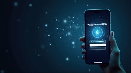 Celebrating world password day secure your data mobile device digital security handheld viewpoint privacy awareness