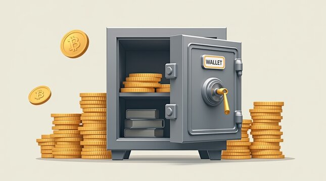 World password day securing digital wallets against cyber threats online environment infographic concept