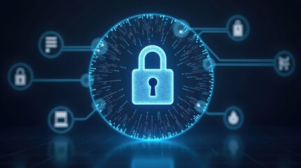 Fototapeta premium World password day awareness campaign cybersecurity measures digital security online environment visual data representation
