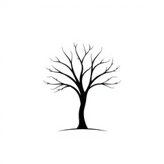 vector tree silhouette