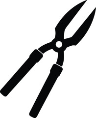 Pruning shears icon, Hand held shears icon