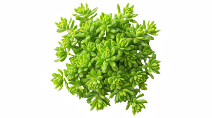 a small green plant on a transparent background, PNG image, PNG file, Generative art.