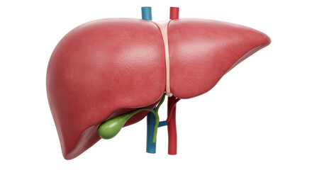 Isolated Human Liver Anatomy