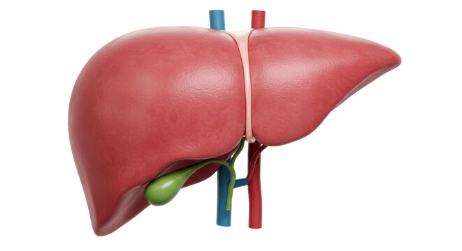 Isolated Human Liver Anatomy