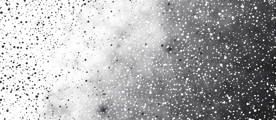 Obraz premium Abstract Monochrome Pattern With Black Dots On A Gradient Background Texture on white and transparent background. PNG