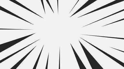 Obraz premium 集中線のグラフィック素材イラスト