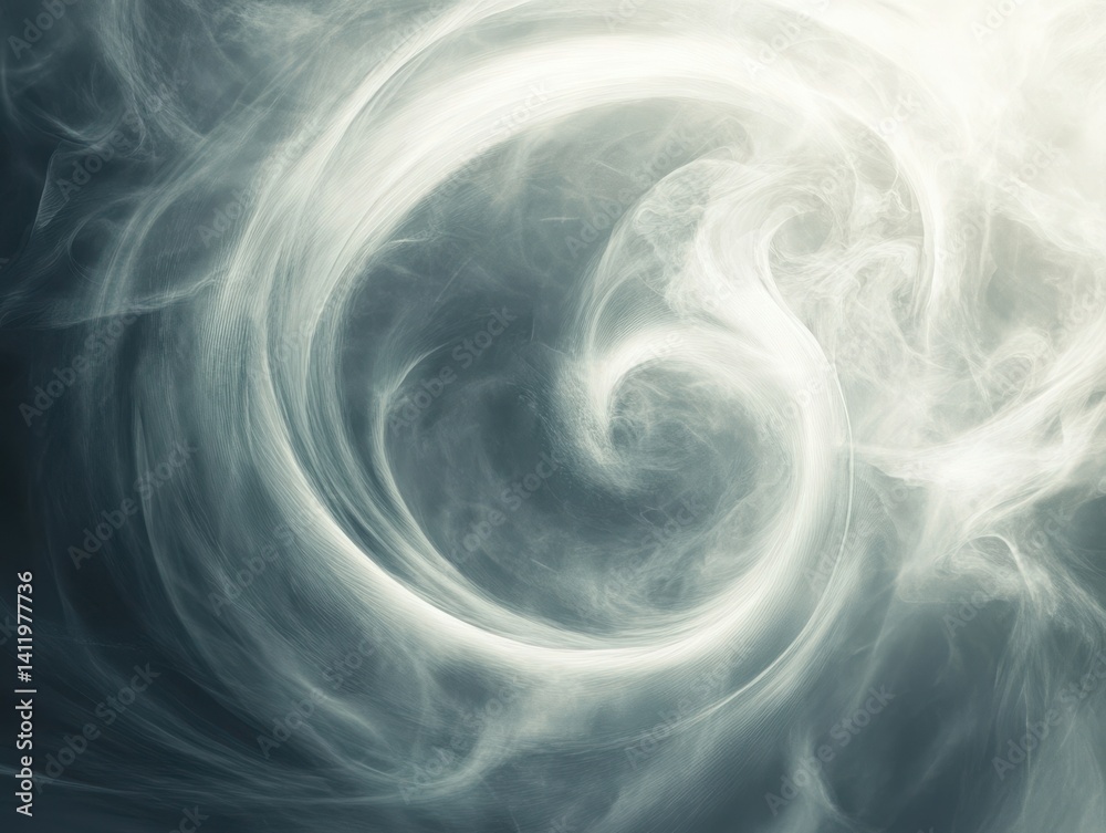 Fototapete chroma haze effect with a pushing fluid splash element