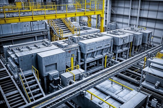 modern machines for transportation concept large print shop for production of newspapers and magazines matbaa makinesi makinası