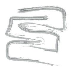 black watercolor pattern isolated on white background