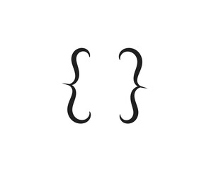 Fototapeta premium png bracket vector alphabet elegant ornament black curl typography card background print signs creative drawing curly icon art school shape glossy vintage retro calligraphic flat element set