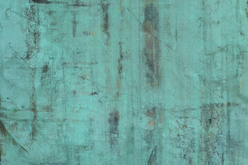 Green Facade Mesh Used in Construction — Horizontal Industrial Background with Textural Grid