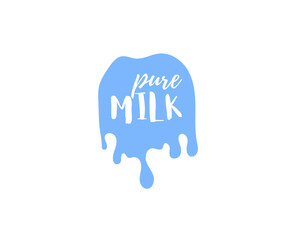 PNG liquid splash farm banner fresh icon dairy organic cow symbol vector bottle logotype advertising blue label health concept product brand drink element industry nutrient