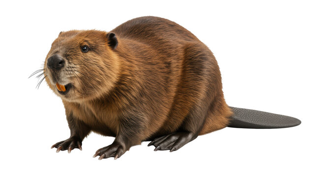 Fototapeta Isolated Beaver