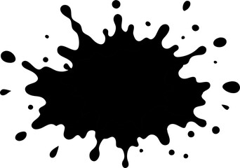 Use black ink splatters creatively for artistic projects to promote freedom of expression