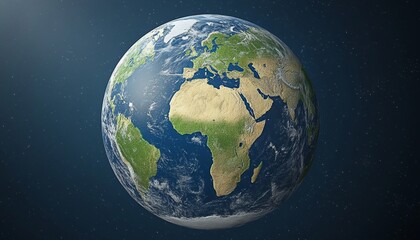 Fototapeta premium Planet Earth From Space Network Connections, Global Communication, Science and Technology Concept.