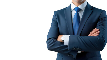 Confident businessman in formal attire, a portrait of success and professionalism in the corporate world