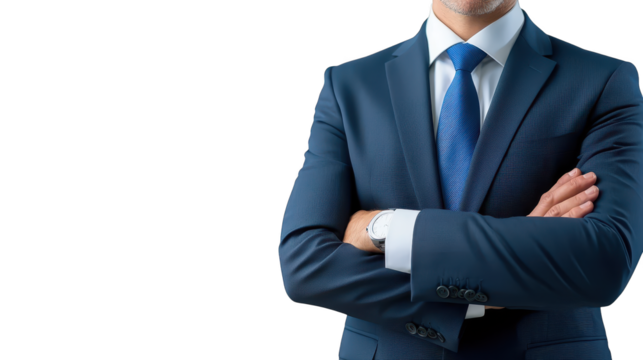 Confident businessman in formal attire, a portrait of success and professionalism in the corporate world