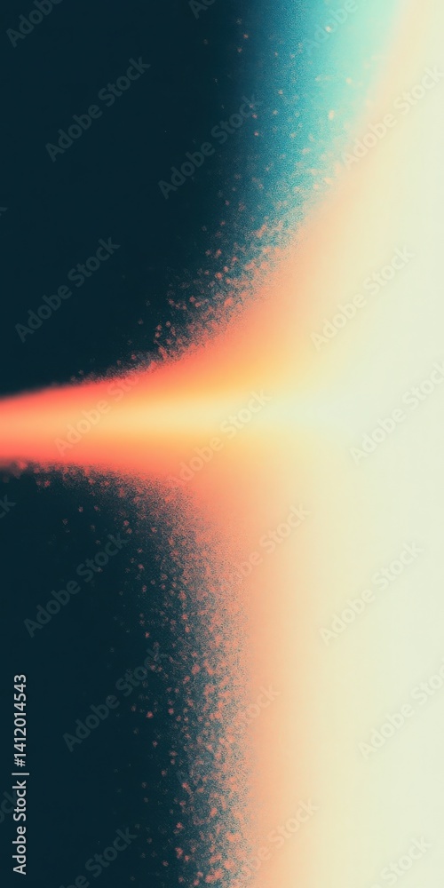 Wall mural abstract light gradient with particle burst illustrating balance between light and dark