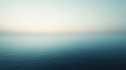 Obraz premium Tranquil, hazy seascape
