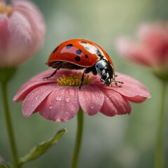 Fototapeta premium Ladybug on Petal