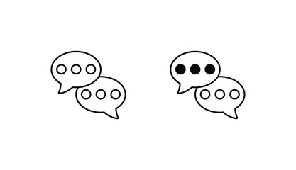 Comment icon design with white background stock illustration