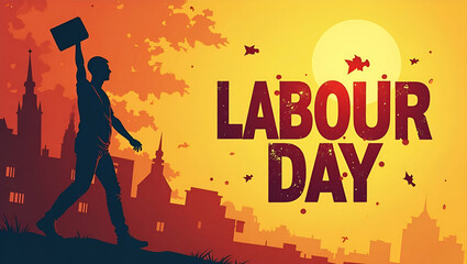 Refined Labour Day Poster Design: Bold Typography & Creative Layouts with Premium Photo Stock Imagery for Impactful Public Messaging - Perfect for Eye-Catching Campaigns!
