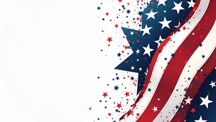 Dynamic Memorial Day Poster Artwork: Patriotic Themes, Clean Typography & Innovative Graphics for Premium Photo Stock Applications
