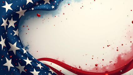 Memorial Day Tribute: Patriotic Art with Impactful Visuals, Dynamic Designs, and Empty Space for Text - Evoking National Pride and Unity in Photo Stock Concept