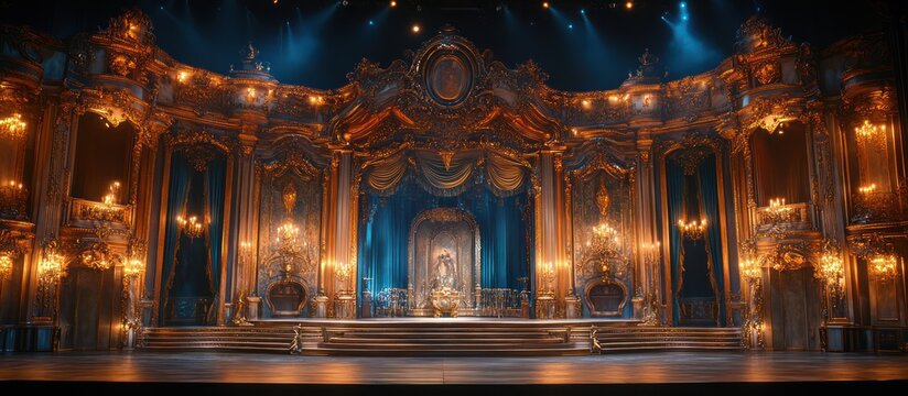 Baroque Stage Set for Beauty and the Beast