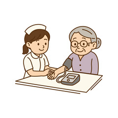 high blood pressure and hypertension disease concept