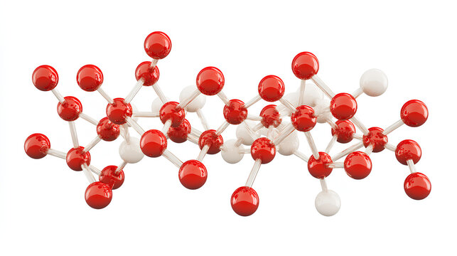 Molecule: Trimethylamine. Molecular structure. Formula: C3H9N. Chemical model: Ball and stick. White background