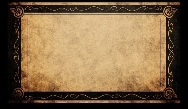 Gold Parchment Border Images – Browse 12,639 Stock Photos