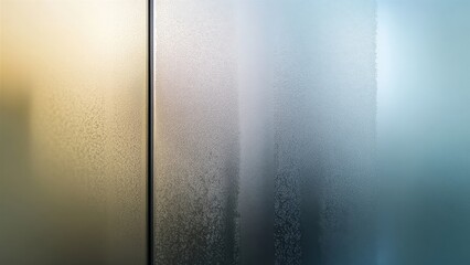 Condensation on Frosted Glass Surfaces with Soft Light