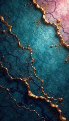 Obraz premium Luxurious, textured background for makeup presentation with marble or granite effect, textured, luxurious