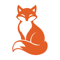 Cute Cartoon Vector Illustration of a fox with Animal Friends