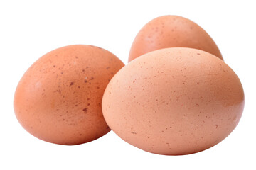 Eggs isolated on white background