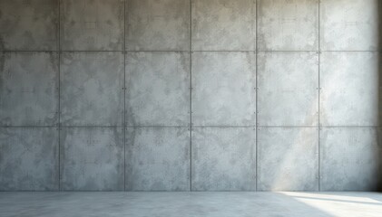 Modern concrete wall with subtle, grid-like texture, architecture, minimalist