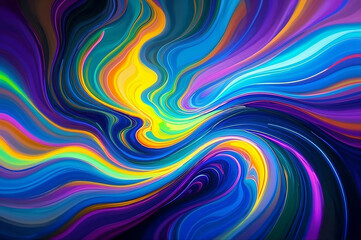 Dynamic abstract swirls with glowing edges and smooth shapes under cinematic lighting. Perfect for backgrounds.