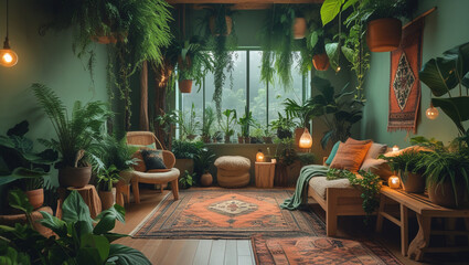 interior of a luxury hotel