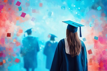 medical intern graduation ceremony background