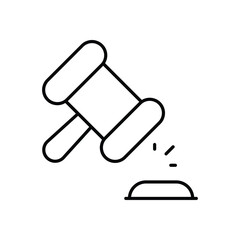 Auction Vector icon