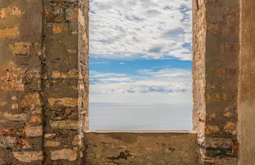 Fototapeten Window and sea © Manfred