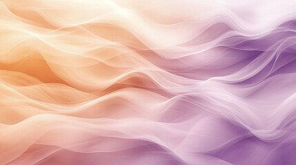 Obraz premium An abstract image showcasing swirling tendrils of smoke in a vibrant gradient of warm orange and cool purple