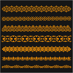 pattern, border, vector, frame, design, ornament, illustration, decoration, set, art, seamless, gold, element, floral, line, vintage, wallpaper, style, black, yellow, texture, card, flower, banner, sy